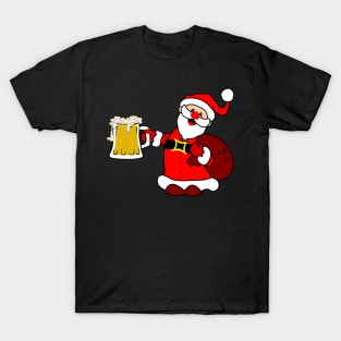 Santa is here with beer T-Shirt